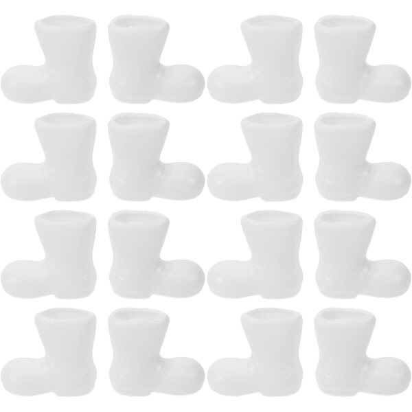 50 Mini Scarpe Colorate per Bambolotti Stivali Miniature per Decorazioni Natalizie