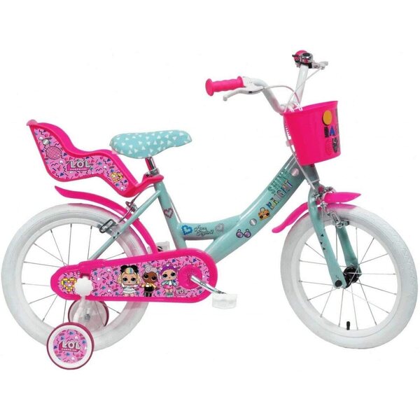 16 Zoll LOL Surprise Mädchenfahrrad, robust und farbenfroh