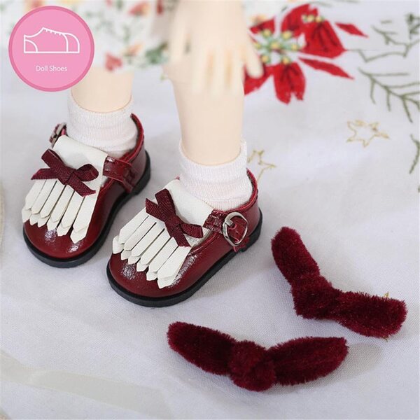 Lederschuhe mit Schnalle für 1/6 BJD Puppen – Freizeitschuhe Zubehör 20 cm