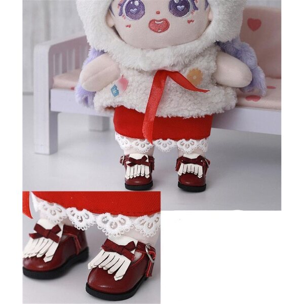 Lederschuhe mit Schnalle für 1/6 BJD Puppen – Freizeitschuhe Zubehör 20 cm
