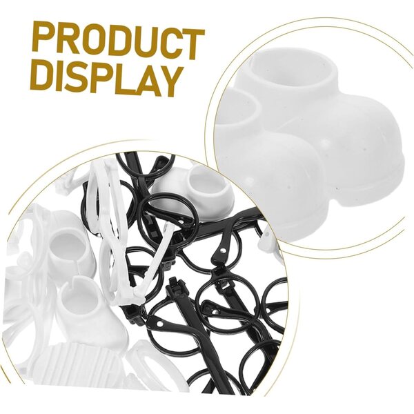 KOMBIUDA Set Occhiali e Scarpe in Miniatura per Bambole - Accessori Creativi e Facili da Usare