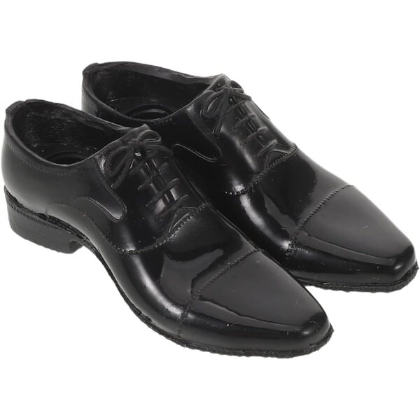 Kunststoffschuhe für 1/6 Beaupretty-Puppen – realistische schwarze Stiefel für Spielzeugsoldaten