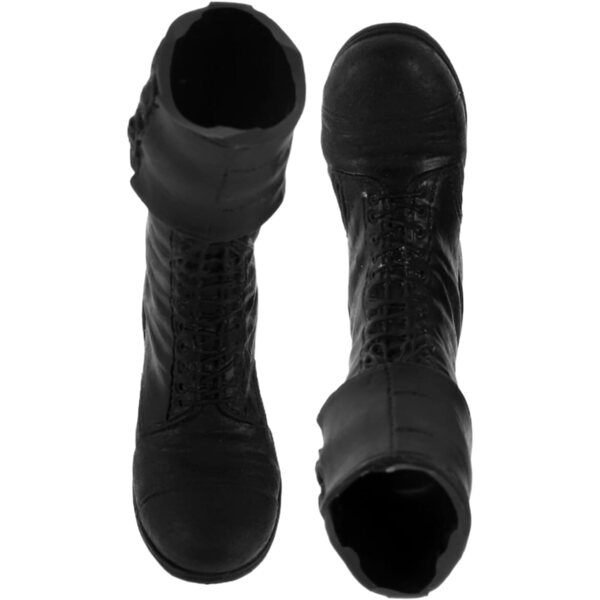 BESPORTBLE Mini Stivali Neri per Bambole Snodabili - Miniature Realistiche e Versatili
