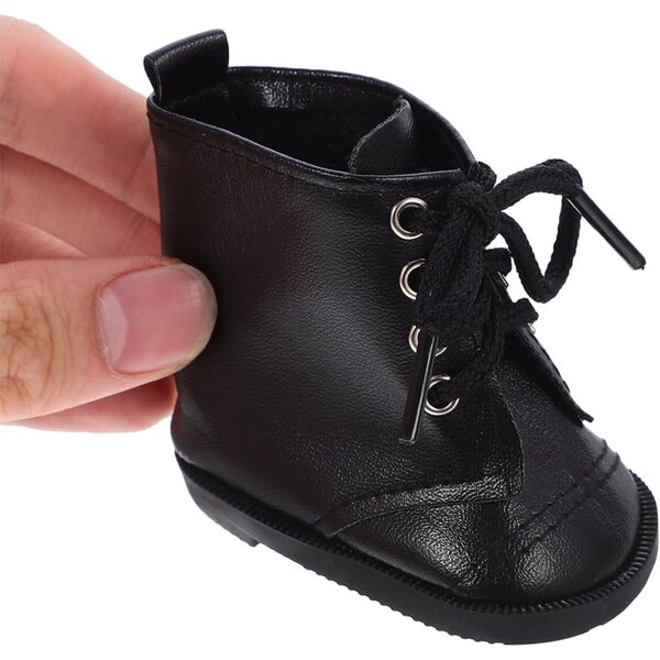 PLAFOPE 2 Paia Stivali in Pelle PU per Bambole da Vestire Accessori Casa e Gioco