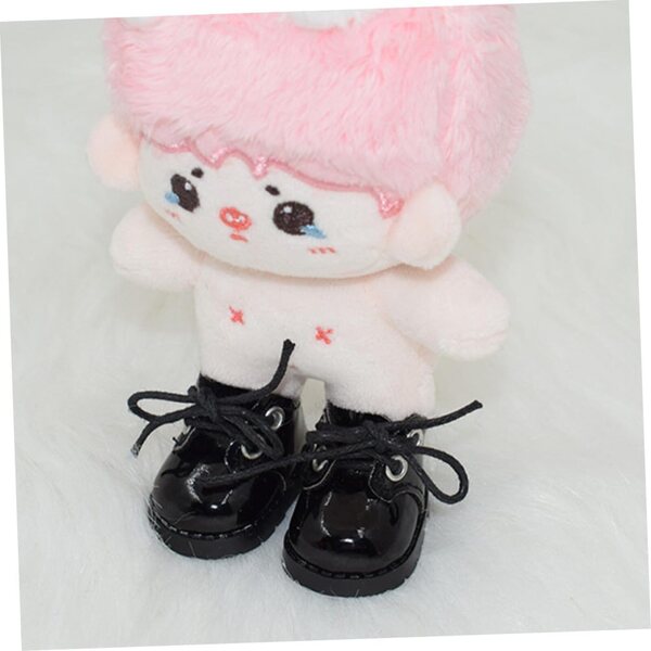 iplusmile Miniatur-Lederschuhe für 20-cm-Puppen – Set mit 2 farbigen Paaren