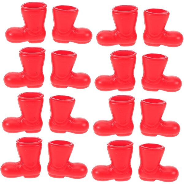 50 Mini-Kunststoffschuhe für Puppen – langlebige und detaillierte Dekorationen für Miniaturen