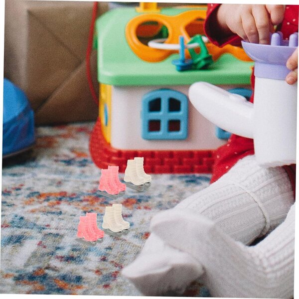 Beaupretty Pattini a Rotelle per Bambole da 30 cm, 4 Paia Mini Scarpe Realistiche