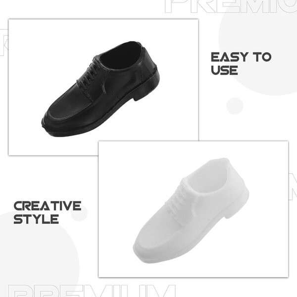 KOMBIUDA 40 Pezzi Mini Scarpe per Bambole Maschili in Plastica Colorata