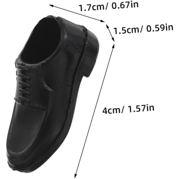 ERINGOGO 40 Scarpe Miniatura per Bambole Maschili, Stivali Colorati in Plastica
