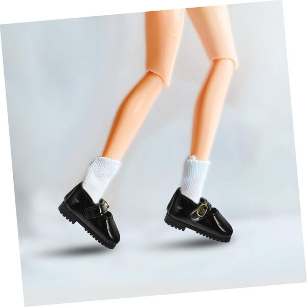 Stilvolle Mini-Puppenschuhe aus Leder für Mädchenpartys und Geschenke