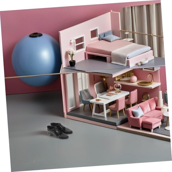 Schwarze Schuhe im Maßstab 1:6 für Puppen und männliche Actionfiguren, realistische Details