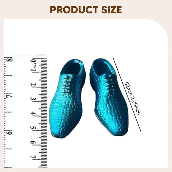 1:6 Miniatur-Tanzschuhe für Actionfigur 12 Zoll Hellery Elegant und realistisch