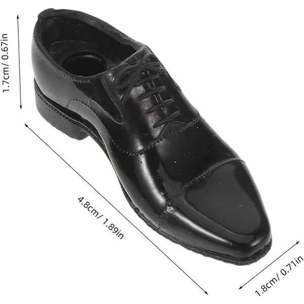 UPKOCH Schwarze Kunststoffstiefel für 12-Zoll-Actionfigurenpuppen, langlebige Miniaturen