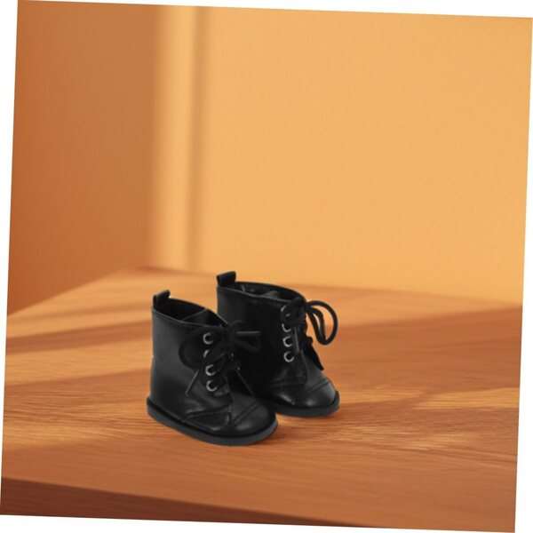 BESPORTBLE 2 paia stivali in pelle PU per bambole da 18 pollici - mini scarpe eleganti