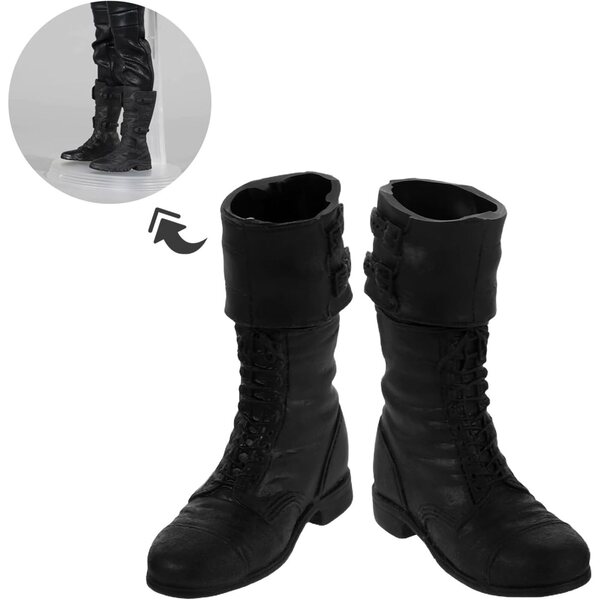 UPKOCH Stivali realistici per bambole BJD in scala 1/6, accessori dettagliati per collezioni