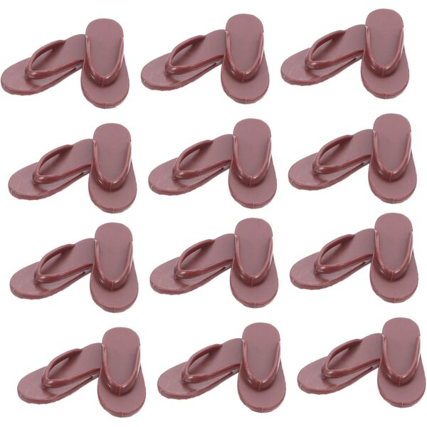 Hemobllo 50 pezzi scarpe infradito miniatura per bambole 11 pollici, accessori estivi