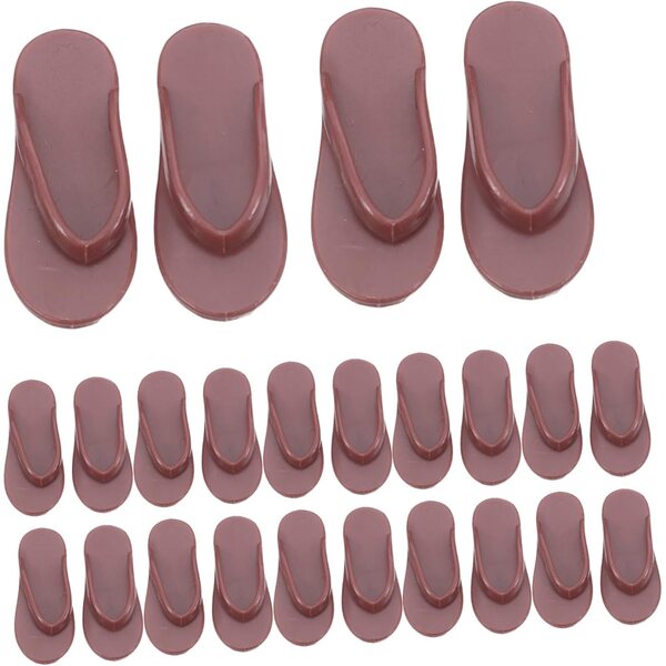 BESPORTBLE Set 50 Infradito Marrone Chiaro per Bambole 11 Pollici, Sandali Miniatura