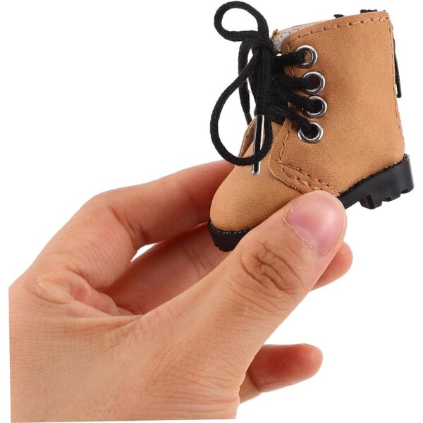 Miniaturstiefel für BJD-Puppen 20 cm, leicht und genäht, Zubehör für Puppenhäuser