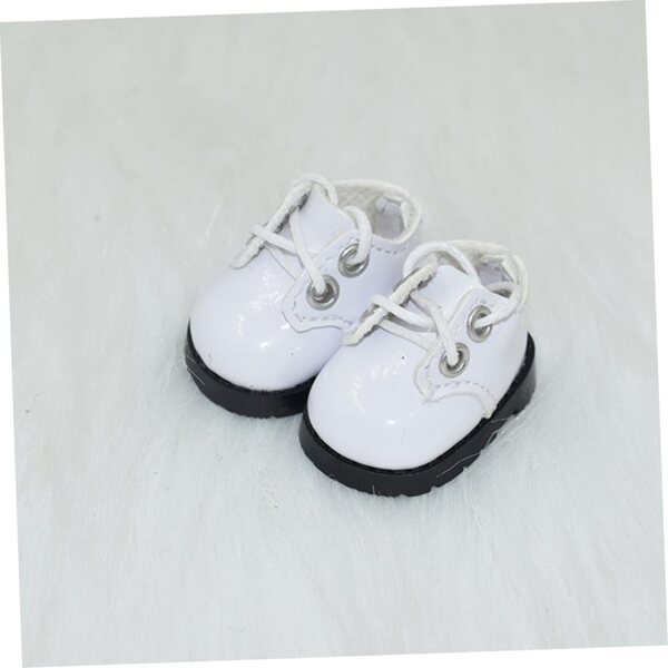 Miniaturschuhe für Puppen 2 Paar aus Leder 20 cm - Kreatives Zubehör für Puppenhäuser