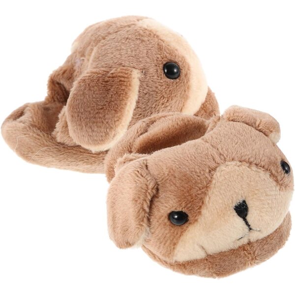 Weiche Hausschuhe in Tierform für Puppen – warme und winterliche Accessoires