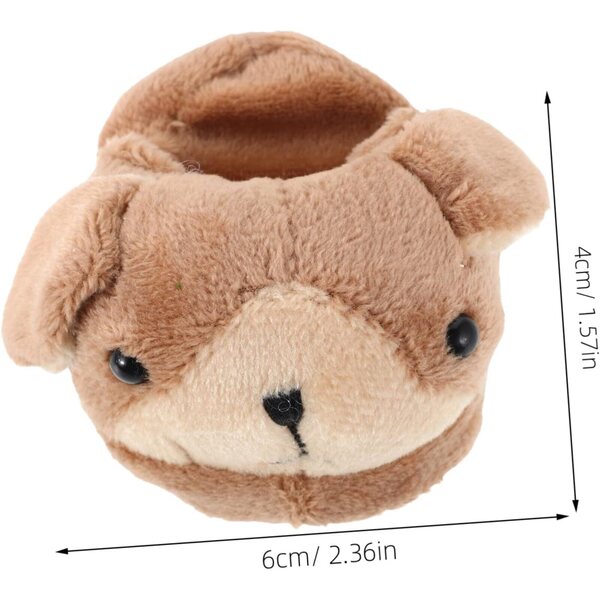 Weiche Hausschuhe in Tierform für Puppen – warme und winterliche Accessoires