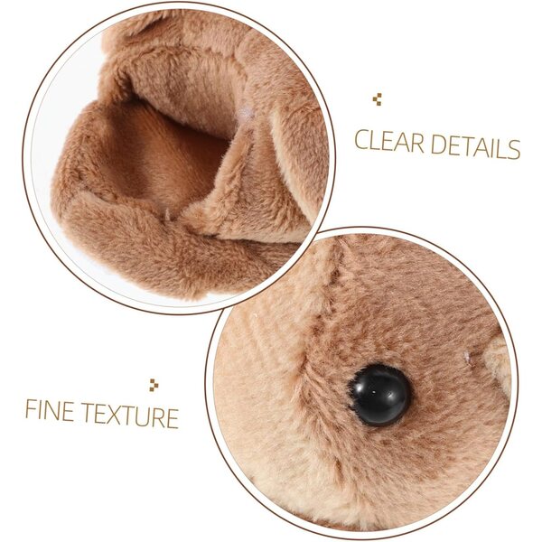 Weiche Hausschuhe in Tierform für Puppen – warme und winterliche Accessoires