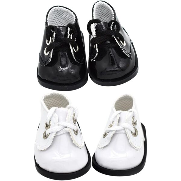 Gatuida 2 Paia Scarpe Miniatura per Bambole, Accessori Decorativi Colorati e Resistenti