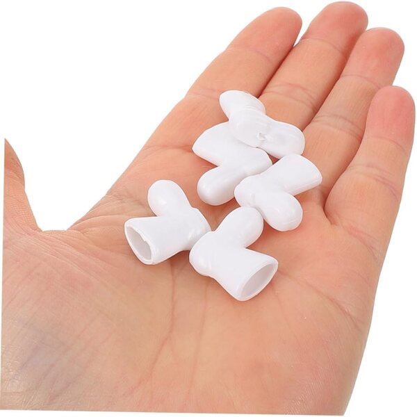 STOBAZA 24 Mini Stivali di Natale in Plastica per Decorazioni Fai da Te Festive