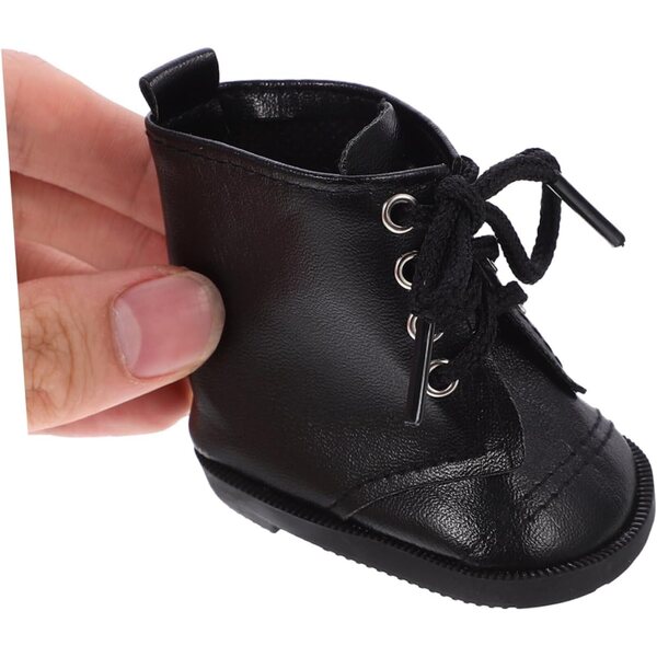 PU-Stiefel für 18-Zoll-Puppen – 2 Paar Anzugschuhe zum Anziehen von Puppen