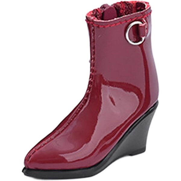 Hohle rote Stiefel für 12-Zoll-Puppen – 1/6 Actionfigur Modeschuhe