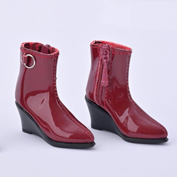 Hohle rote Stiefel für 12-Zoll-Puppen – 1/6 Actionfigur Modeschuhe