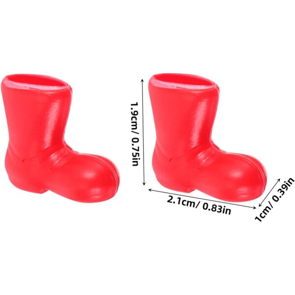 IMIKEYA Mini Stivali di Natale 96pz Decorazioni Natalizie per Casa e Feste
