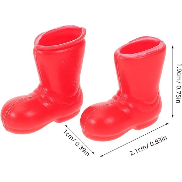 50 pezzi Scarpe Miniatura per Bambola Kit Accessori Decorativi Casa e Giochi di Ruolo