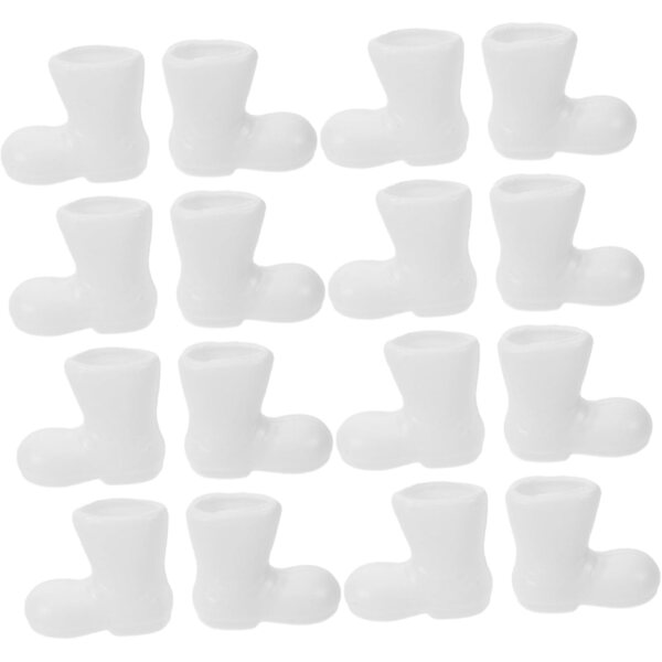 50 Mini Scarpe in Plastica Colorata per Decorazioni e Giocattoli - LOORGVEL