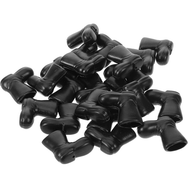 LABRIMP Mini Stivaletti Natalizi 2 cm, 50 Pezzi Scarpe Decorazione Fai Da Te