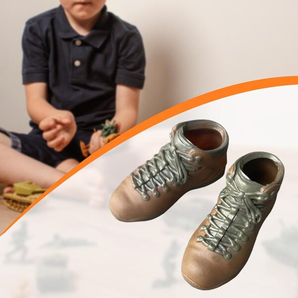 Herrenschuhe für 1:6-Actionfiguren, MotiveTech 12-Zoll-Wanderstiefel