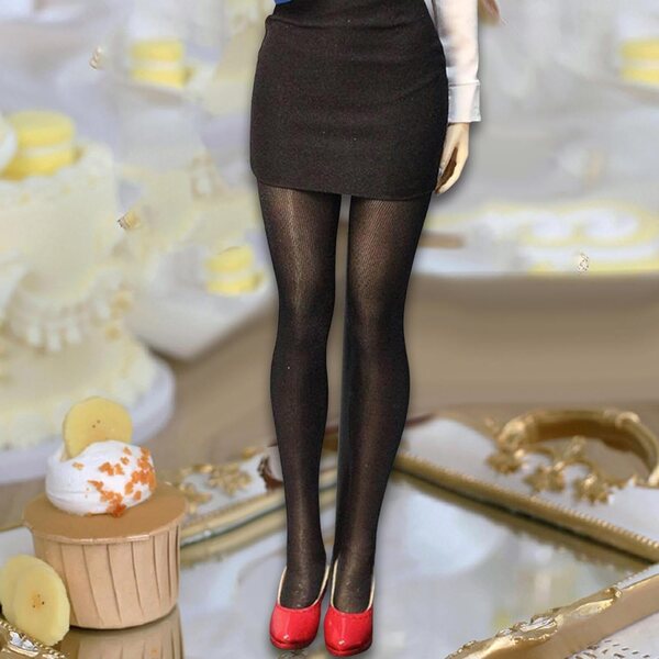 MagiDeal Leggings 1/6 für Actionfigur Soldatin 12" Schwarz, Puppenkleidung