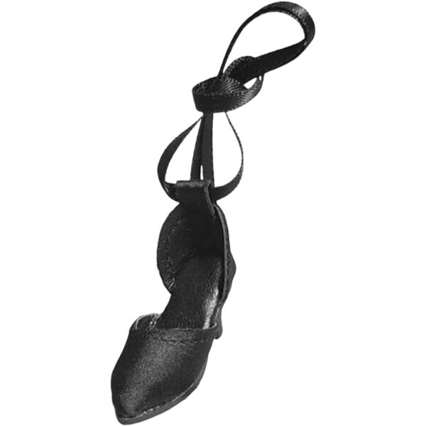 Schuhe mit hohen Absätzen und Riemen für 1/6 Puppen – elegantes und widerstandsfähiges Schwarz