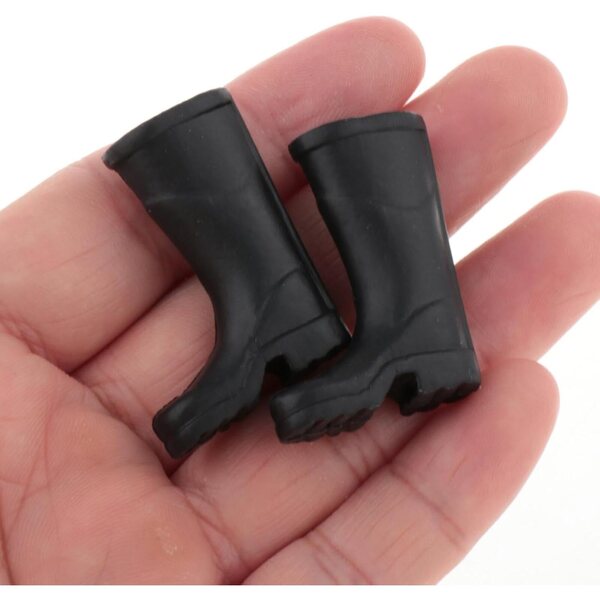 Oshhni Stivali in PVC per Action Figure Maschili 1:12, Scarpe Eleganti da 6 Pollici