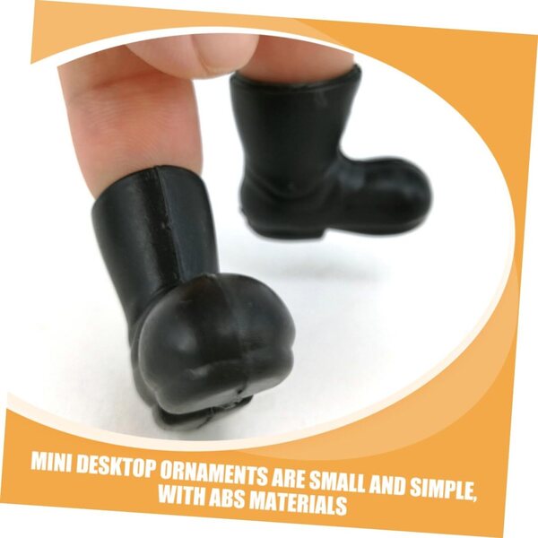 Beaupretty 10 Paar Mini-Weihnachtsstiefel aus ABS für Heimdekorationen und Miniaturen