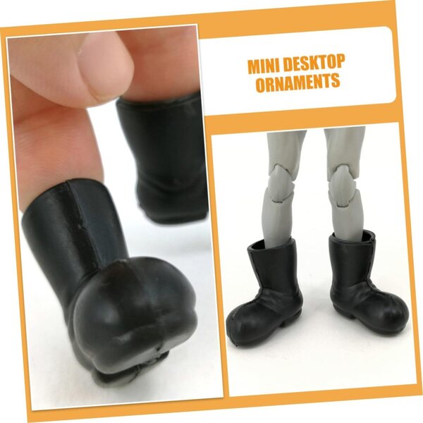 Beaupretty 10 Paar Mini-Weihnachtsstiefel aus ABS für Heimdekorationen und Miniaturen