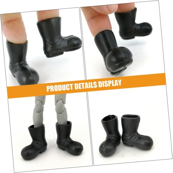 Beaupretty 10 Paar Mini-Weihnachtsstiefel aus ABS für Heimdekorationen und Miniaturen