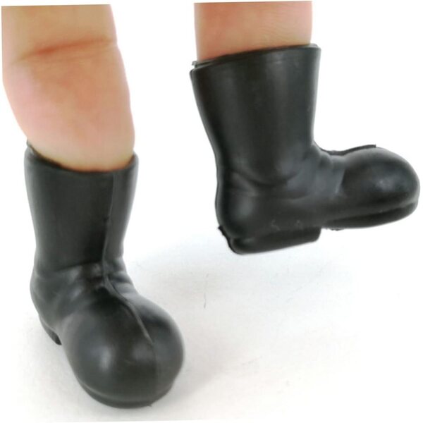 BESPORTBLE 10 paia Mini Stivali di Babbo Natale in ABS per Decorazioni Natalizie in Miniatura