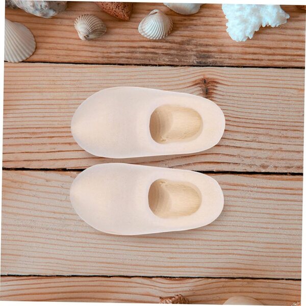 5 paia Scarpe in Miniatura per Bambole da Dipingere e Decorare, Accessori Artigianali per Case delle Bambole