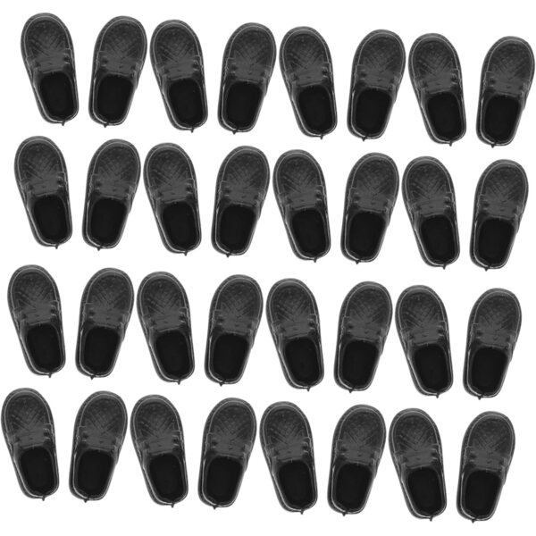 YARNOW 20 Paia Mini Scarpe in Plastica per Casa delle Bambole e Decorazioni Micro Paesaggio