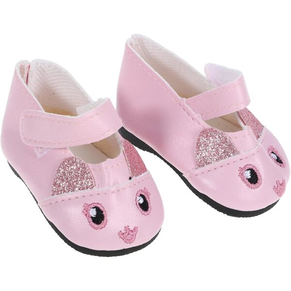 Rosa PU-Miniaturschuhe für Mädchen – langlebige und elegante dekorative Accessoires