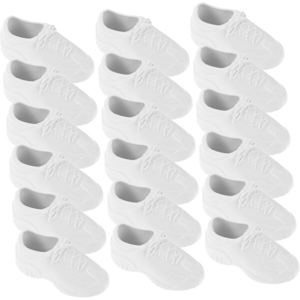 Set 31 paia Scarpe Sportive in Plastica per Bambole da 11 pollici - Miniature Colorate