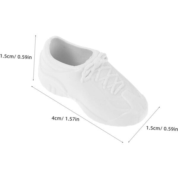 Set 31 paia Scarpe Sportive in Plastica per Bambole da 11 pollici - Miniature Colorate