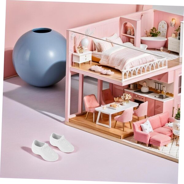 Set 31 paia Scarpe Sportive in Plastica per Bambole da 11 pollici - Miniature Colorate
