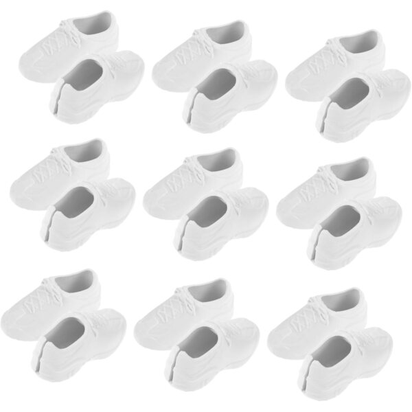 ERINGOGO Mini Scarpe per Bambole Multicolore - Set 31 paia per Case e Micro Paesaggi
